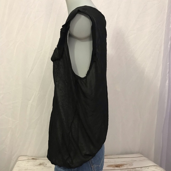 Cabi Style 155 Illusion Black Bubble Tank Top Bejewled size large - Picture 9 of 15